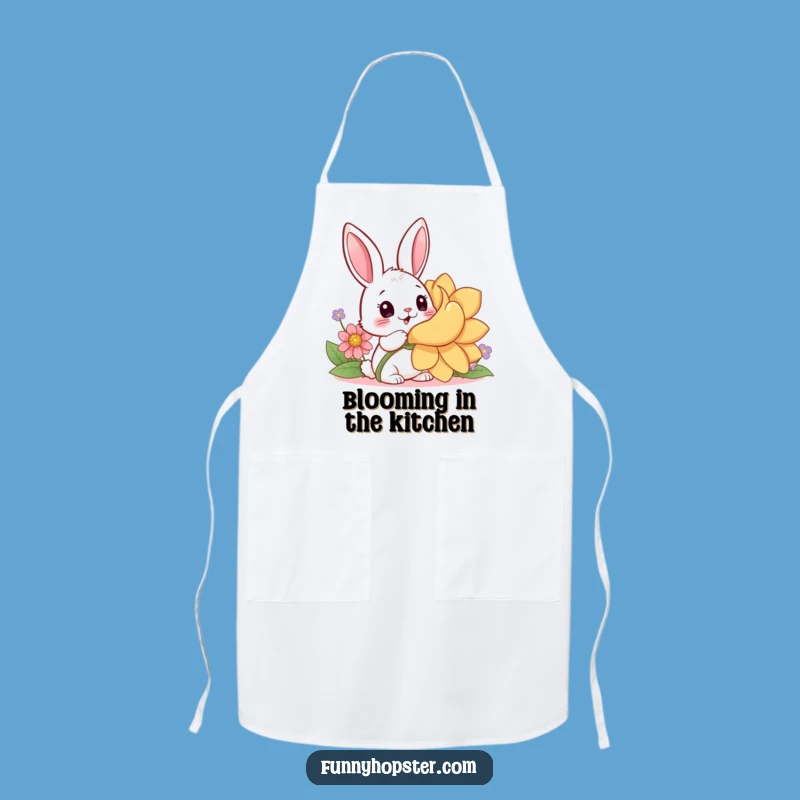 Funny Rabbit Apron: Garden Discovery Design, Kitchen Fun and Practical Funny Gift