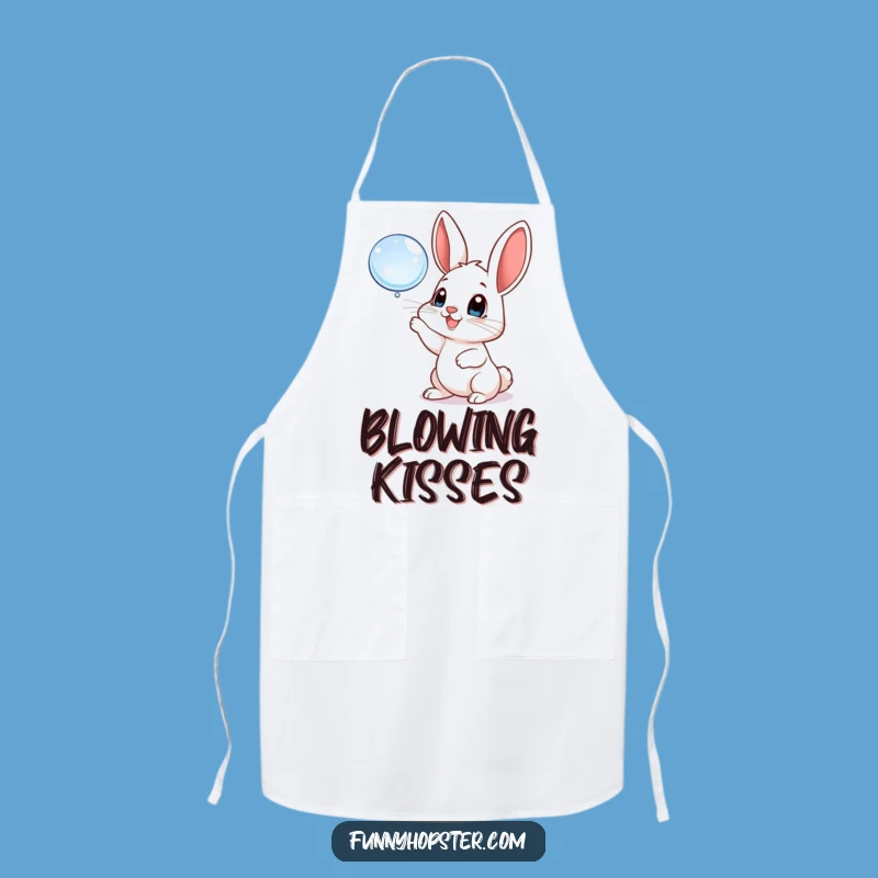 Funny Chef Rabbit Apron: Cook with Bubbly Fun!