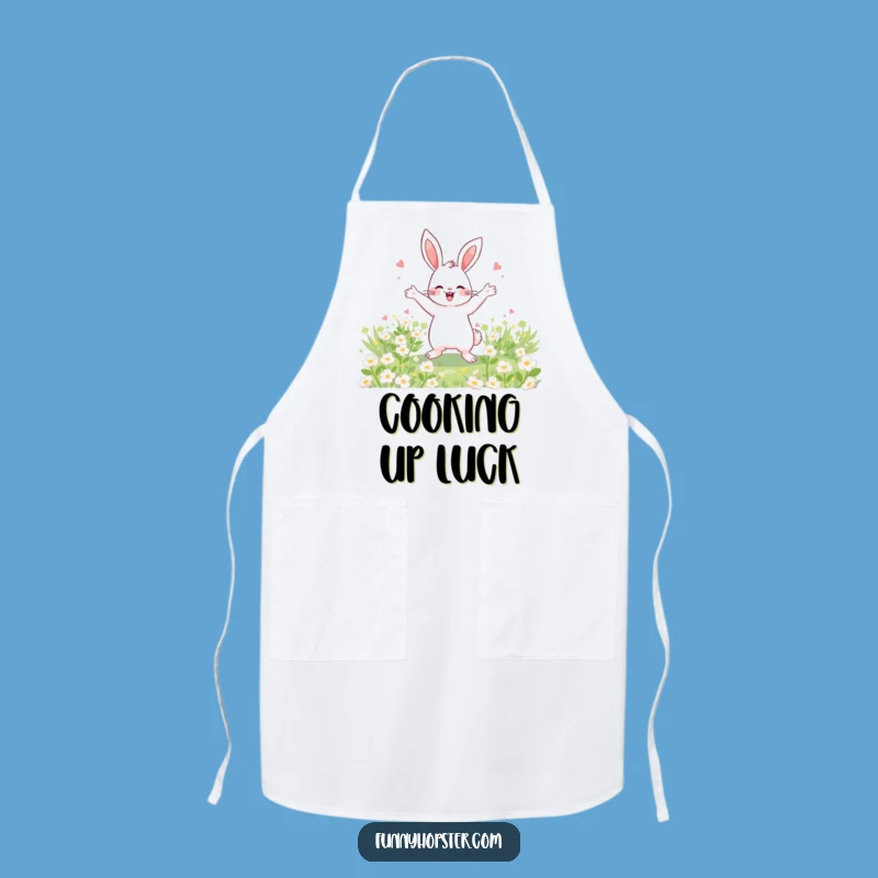 Funny Rabbit Apron - Clover Dance Chef, Perfect Kitchen Gift!