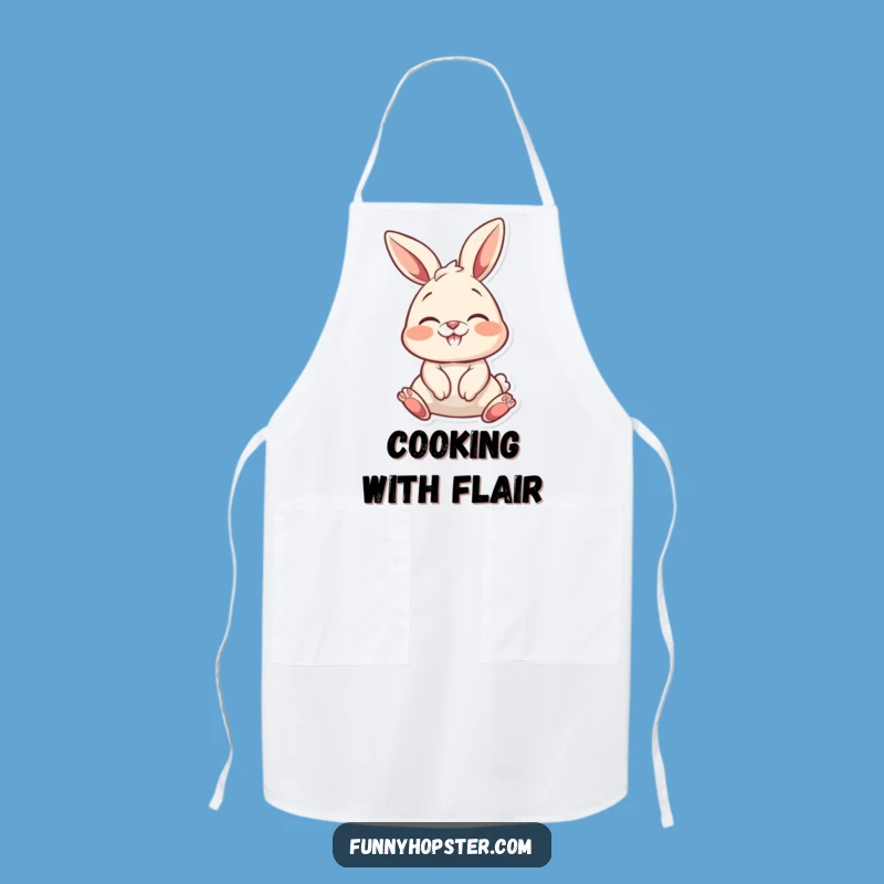 Funny Delightful Bunny Nose Apron: Cook with Cheerful Expressions