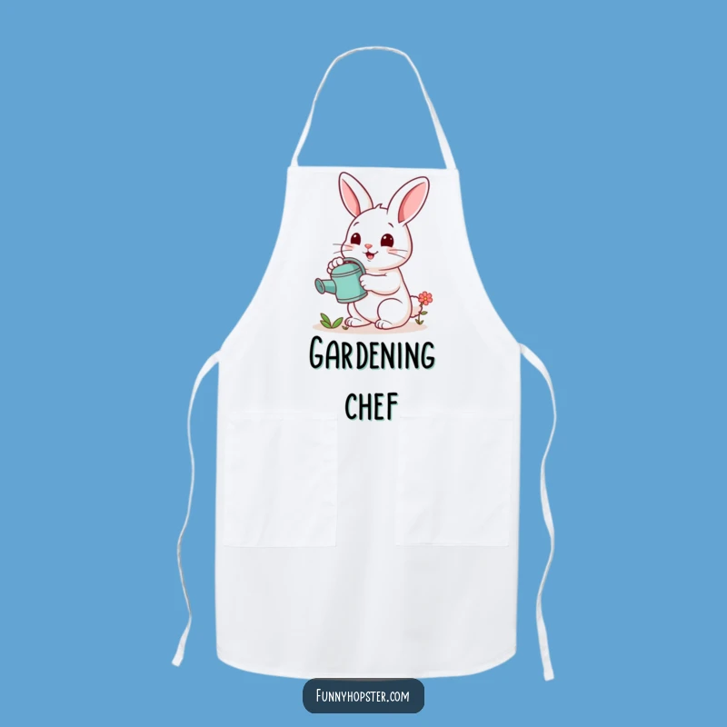 Funny Gardener Rabbit Apron - Kitchen Charm, Perfect Funny Gift for Cooks