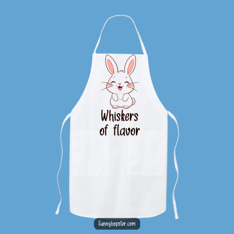 Funny Whiskered Rabbit Apron: Cook with Joy & Style!