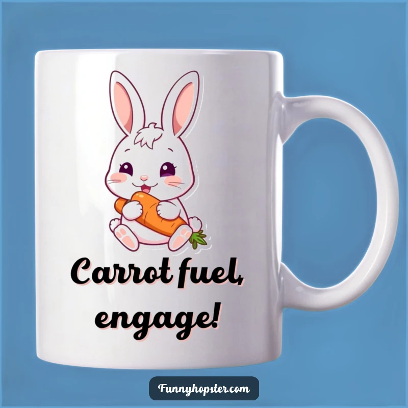 Funny Happy Rabbit Carrot Mug: A Deliciously Amusing Gift for Veggie Lovers
