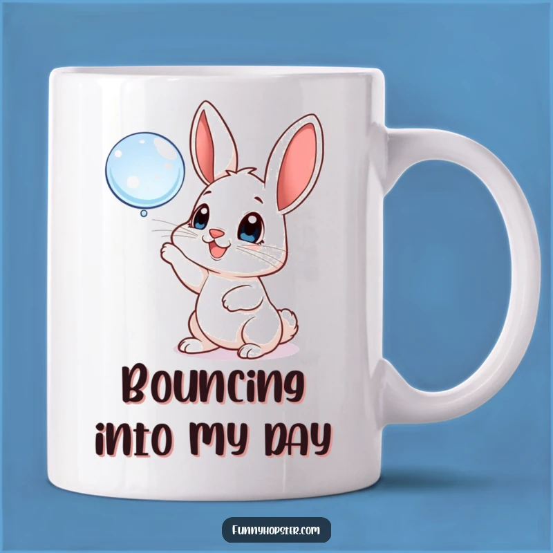 Funny Bubble Rabbit Mug: Joyful Playfulness in Every Sip!