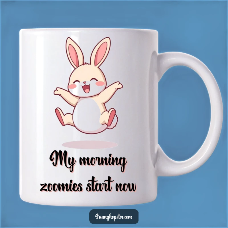 Funny Rabbit Cartwheel Mug: The Perfect Joyful Gift for Bunny Lovers