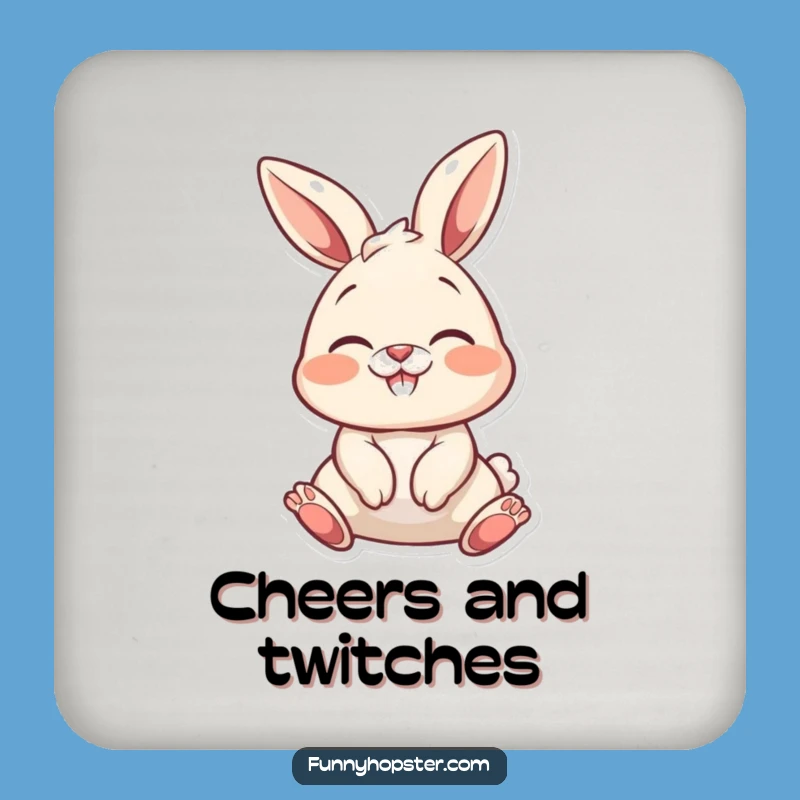 Funny Delightful Bunny Nose Coaster: Protect Surfaces with Cute Charm