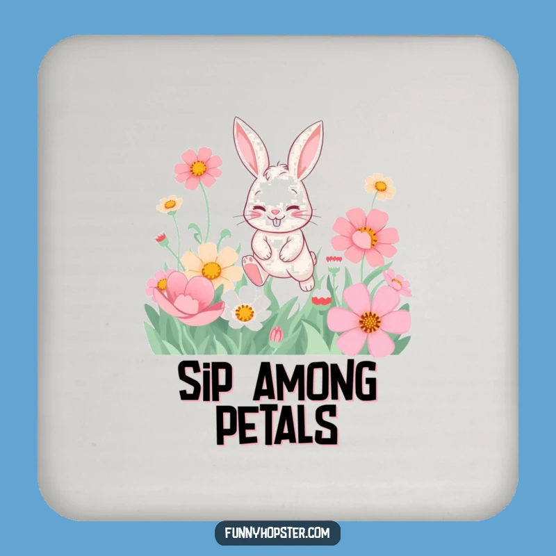 Funny Mischievous Rabbit Coaster: Protect Surfaces with Charm!