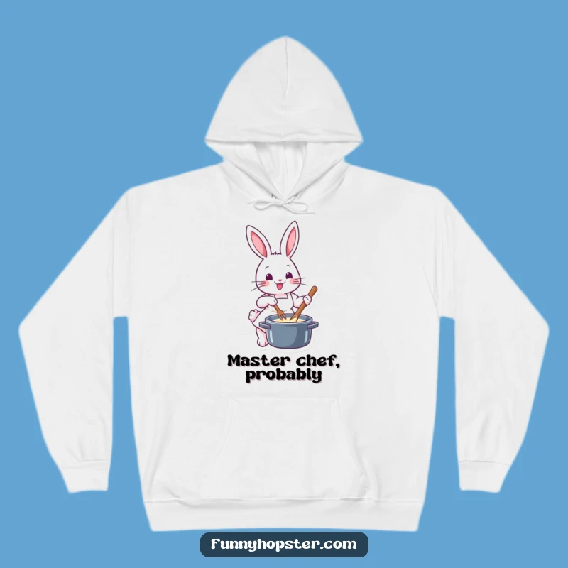 Cozy Chef Rabbit Hoodie: Get Your Funny Kitchen Vibes - Perfect Gift!