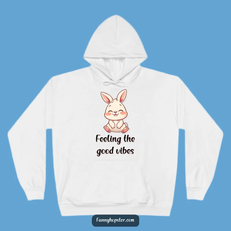 Cozy Funny Delightful Bunny Nose Hoodie: Snuggle Up with Happy Wiggles