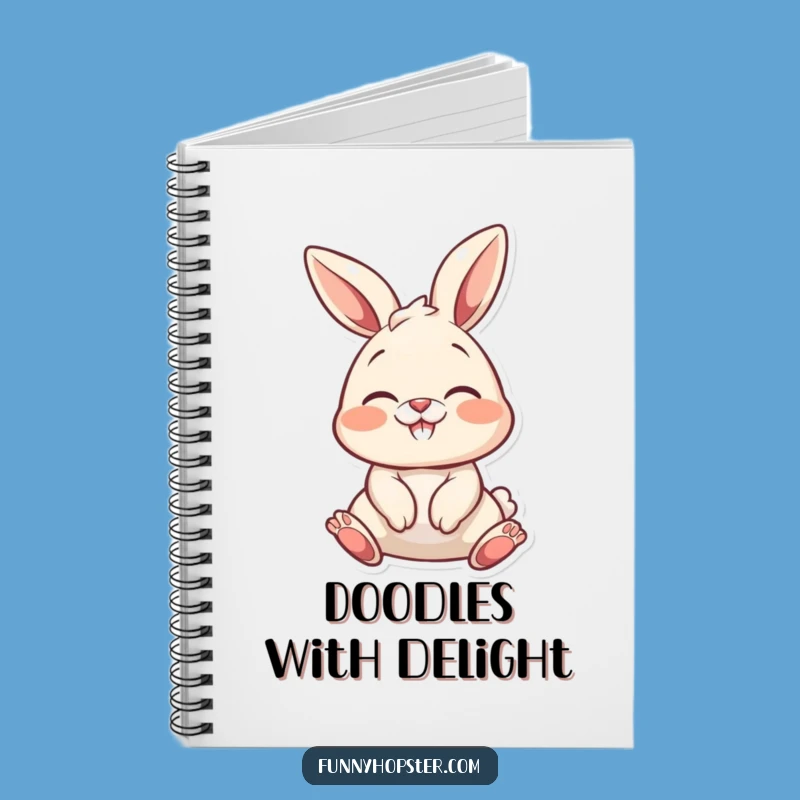 Funny Delightful Bunny Nose Notebook: Jot Down Thoughts with Cute Flair