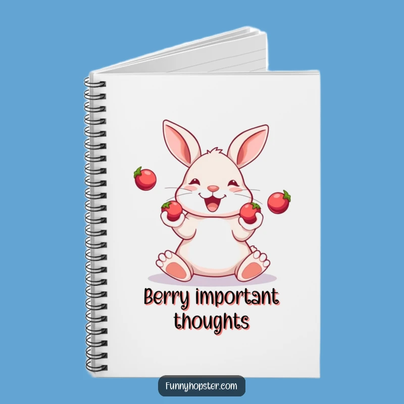 Funny Juggling Rabbit Notebook: Jot Down Talented Ideas - Perfect Funny Gift!