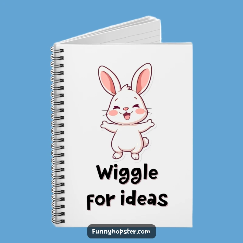 Funny Rabbit Wiggle Notebook: Joyful Character for a Humorous Gift