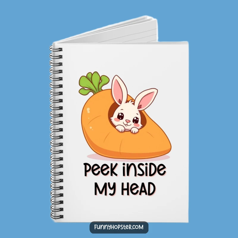 Funny Curious Rabbit Notebook: Jot Down Your Secrets!