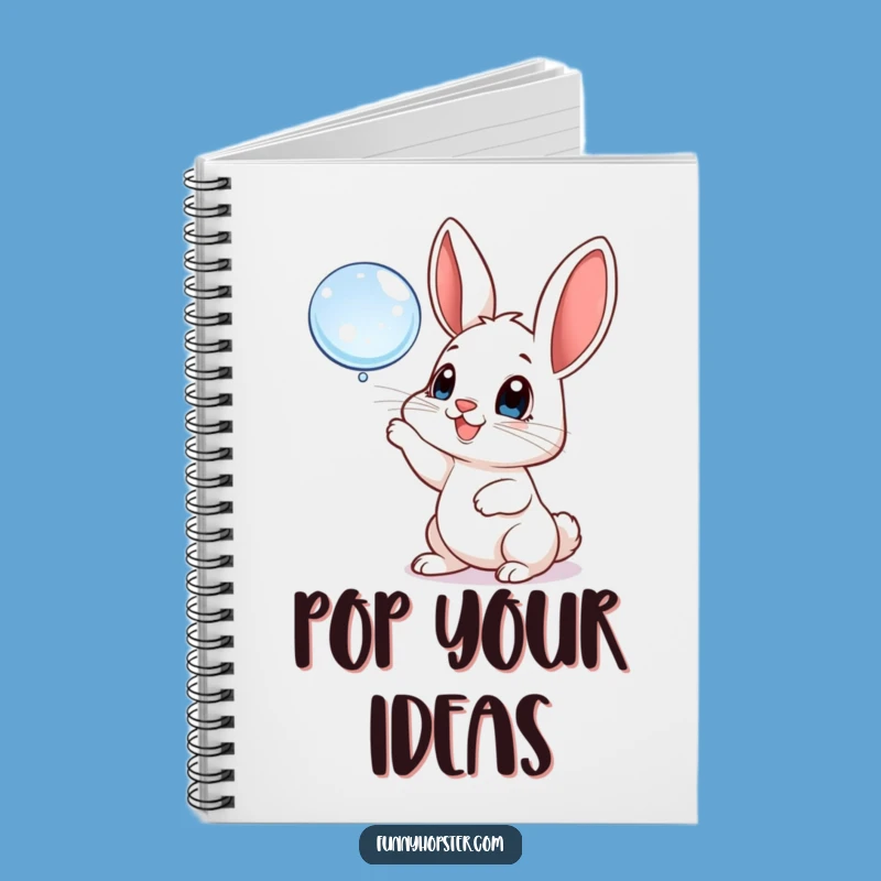 Funny Bubble Rabbit Notebook: Capture Your Playful Ideas!