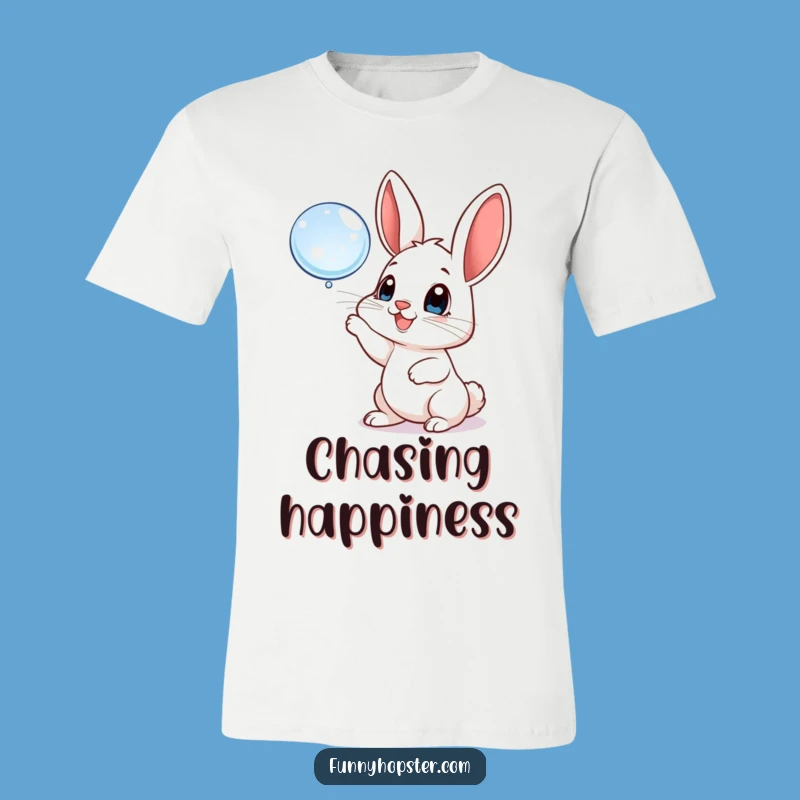 Funny Bubble Bunny T-Shirt: Play All Day with this Tee!