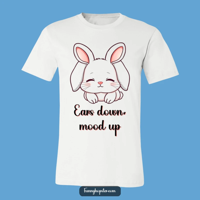 Funny Sleepy Kawaii Rabbit T-Shirt: Ultimate Comfort & Contentment Gift!
