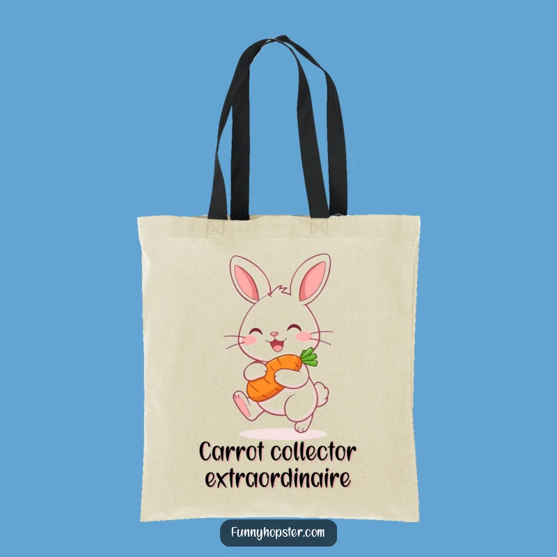 Funny Kawaii Rabbit Carrot Tote Bag: Carry Your Essentials with Joyful Style